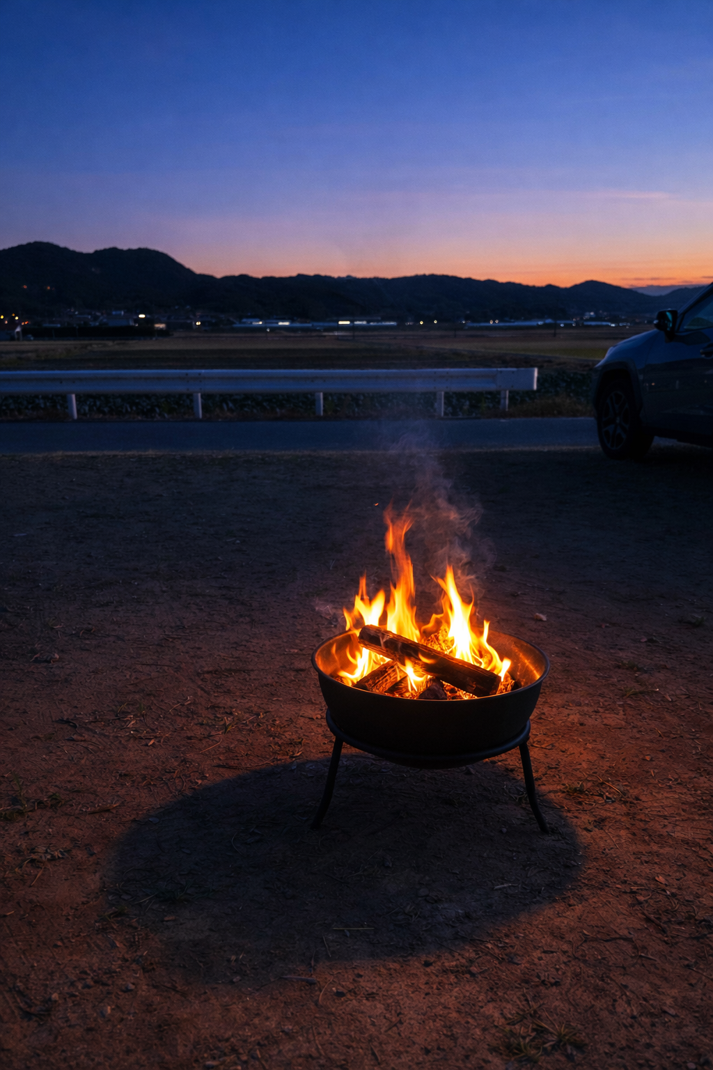 焚き火